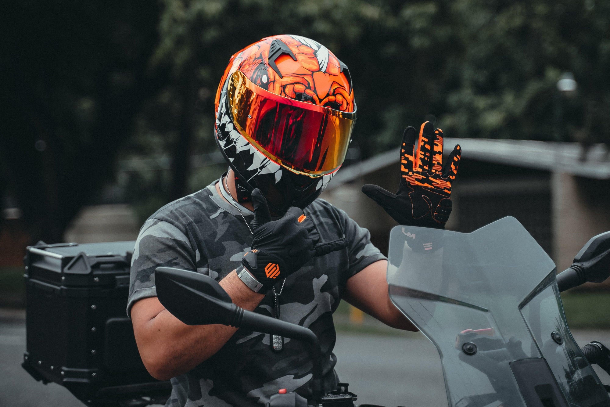 How to deal with motorcycle helmet hair ?