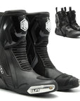 ILM Motorcycle Racing Boots Enhanced Ventilation Anti Slip Street Riding Sport Footwear CE Protective Gear Model BRC1