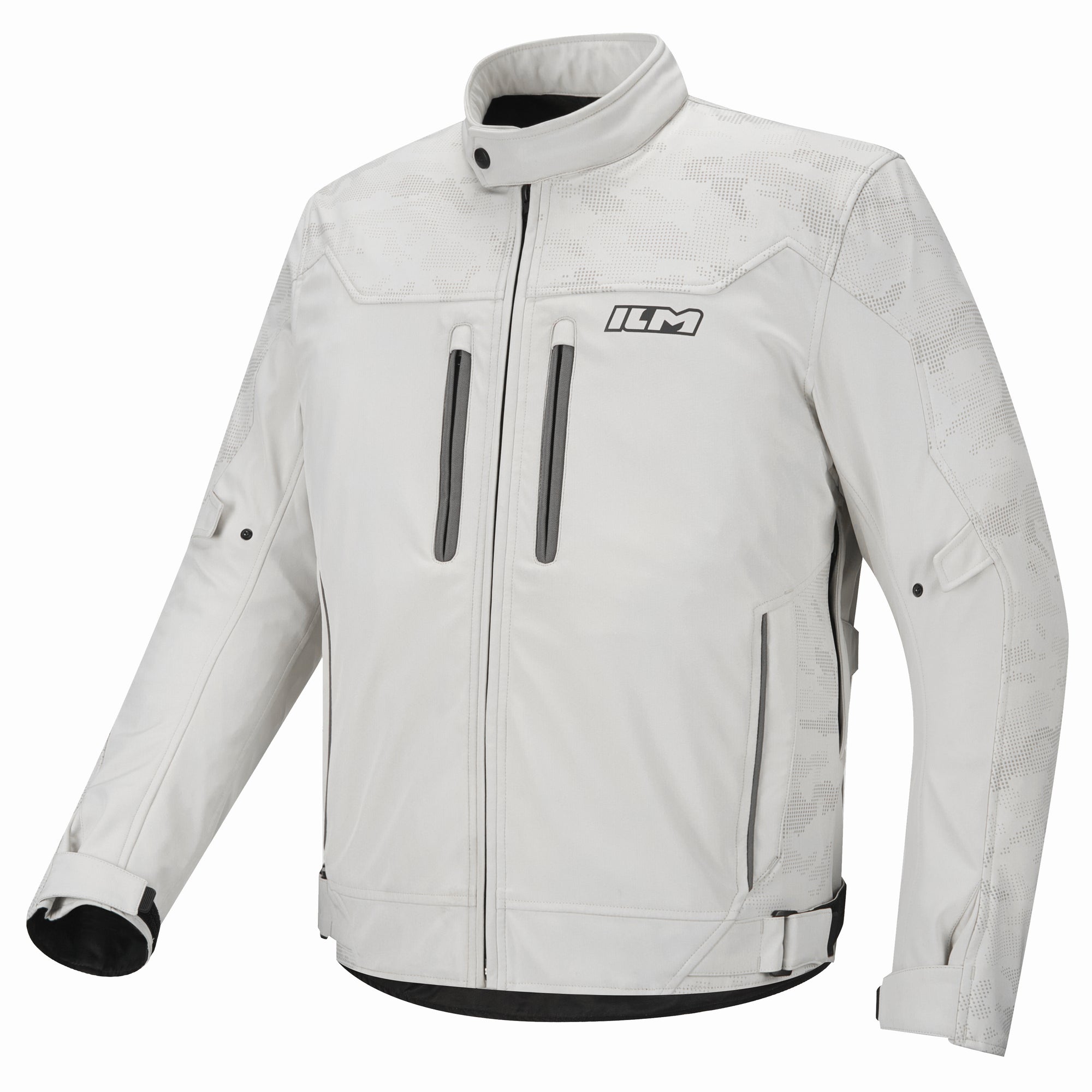 ILM Motorcycle Riding Jacket Reflective with CE Armor and Detachable Thermal Liner Dual Sport All Season for Men Model JRF4