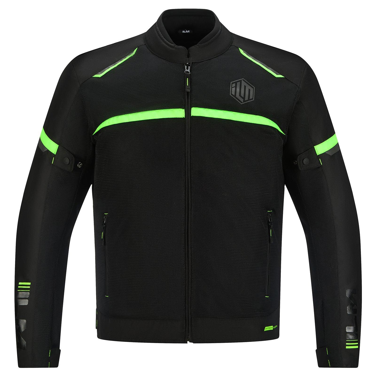 ILM Motorcycle Riding Jacket with Mesh CE Armor Dual Sport Protective Model JAM1 - ILM