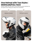 ILM Modular Flip up Full Face Bluetooth Motorcycle Helmet Model 159BT - ILM
