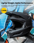 ILM Youth Dirt Bike Helmets Kids ATV Helmet with Goggles Gloves Mask Model MT601Y - ILM