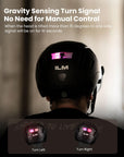 ILM Smart Adult Bike Helmet Model E3-12LS and Bluetooth Ear Pad - ILM