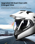 ILM Off Road Motorcycle Dual Sport Helmet Model 606V - ILM