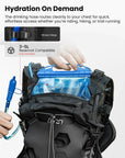 ILM Motorcycle Adventure Backpack 9L Waterproof Bag for Men Women Dual Sport Hiking Model BP02