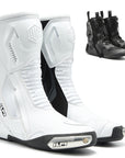 ILM Motorcycle Racing Boots Enhanced Ventilation Anti Slip Street Riding Sport Footwear CE Protective Gear Model BRC1