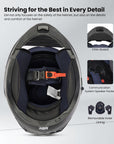 ILM Motorcycle Modular Full Face Helmet LED Tail Light Model 906L