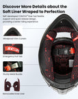ILM Full Face Motorcycle Helmet Model Z501
