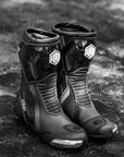ILM Motorcycle Racing Boots Enhanced Ventilation Anti Slip Street Riding Sport Footwear CE Protective Gear Model BRC1