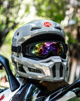 ILM Youth Dirt Bike Helmets Kids ATV Helmet with Goggles Gloves Mask Model MT601Y - ILM