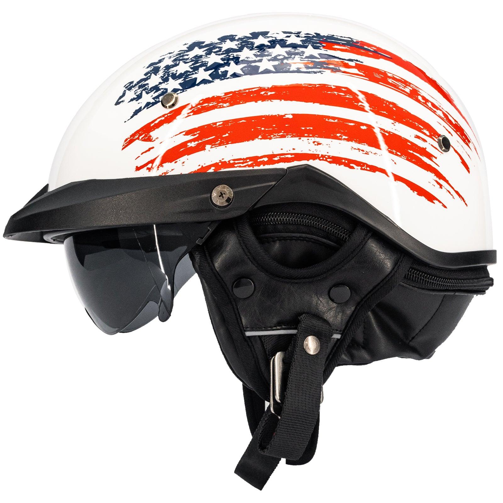 ILM Open Face Motorcycle Half Helmet Model P118 - ILM