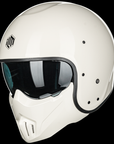 ILM Fiberglass Open Face Motorcycle 3/4 Helmet Lightweight Vintage Helmet Model MO310P