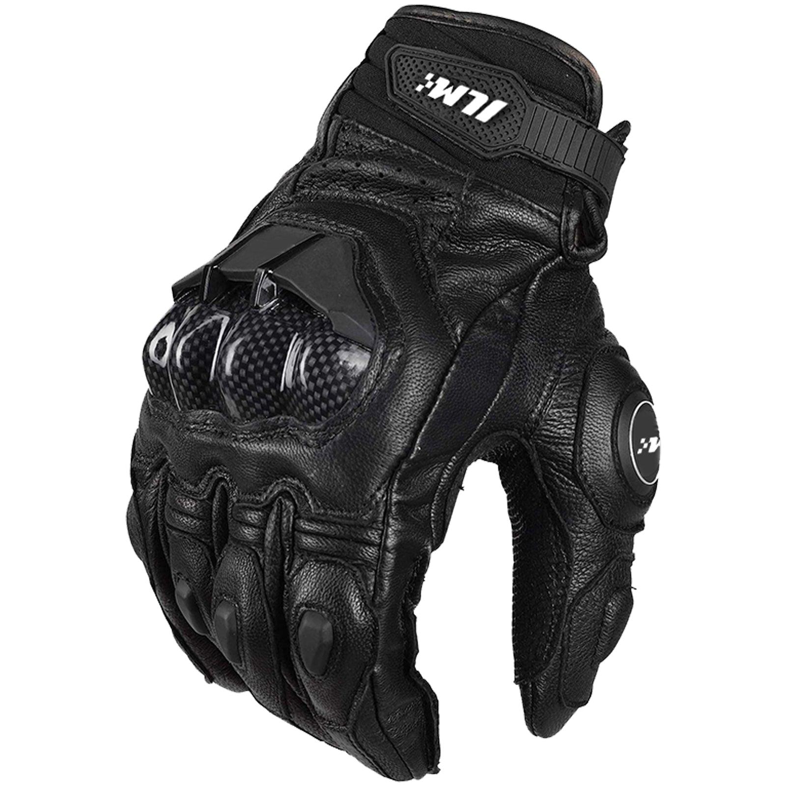 indian motorcycle handschuhe ILM Motorcycle Gloves Model GRC01 Black / M