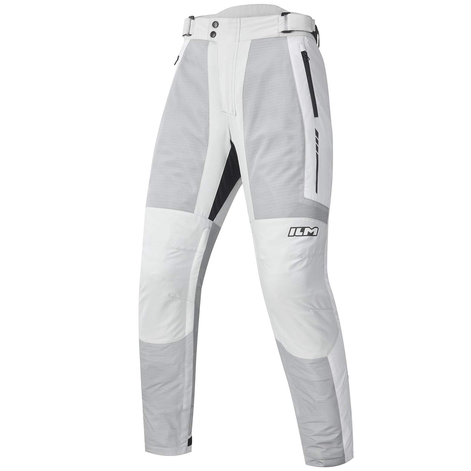 ILM Mesh Motorcycle Pants for Men with CE Armor Leg Zipper Riding Motorbike Touring Model PM1