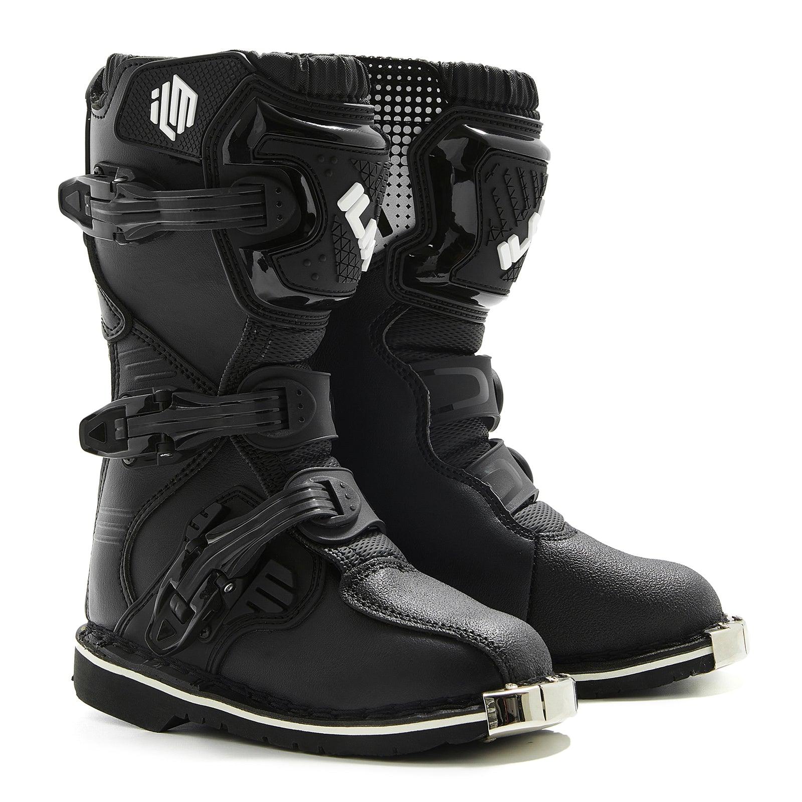 ILM Motorcycle Boots for Men Waterproof Motorcross Dirt Blike Riding Biker Boots Model MX3 - ILM
