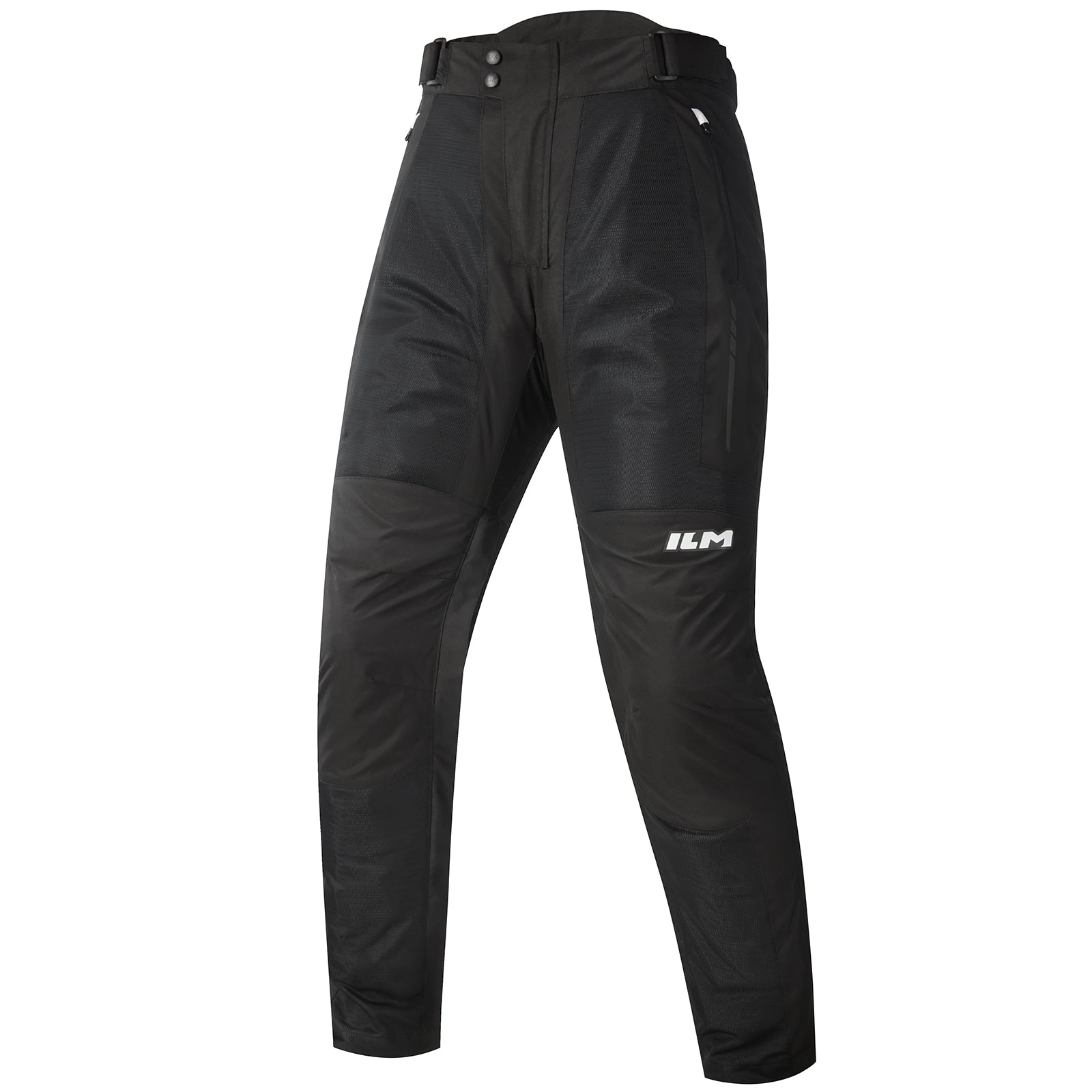 ILM Mesh Motorcycle Pants for Men with CE Armor Leg Zipper Riding Motorbike Touring Model PM1