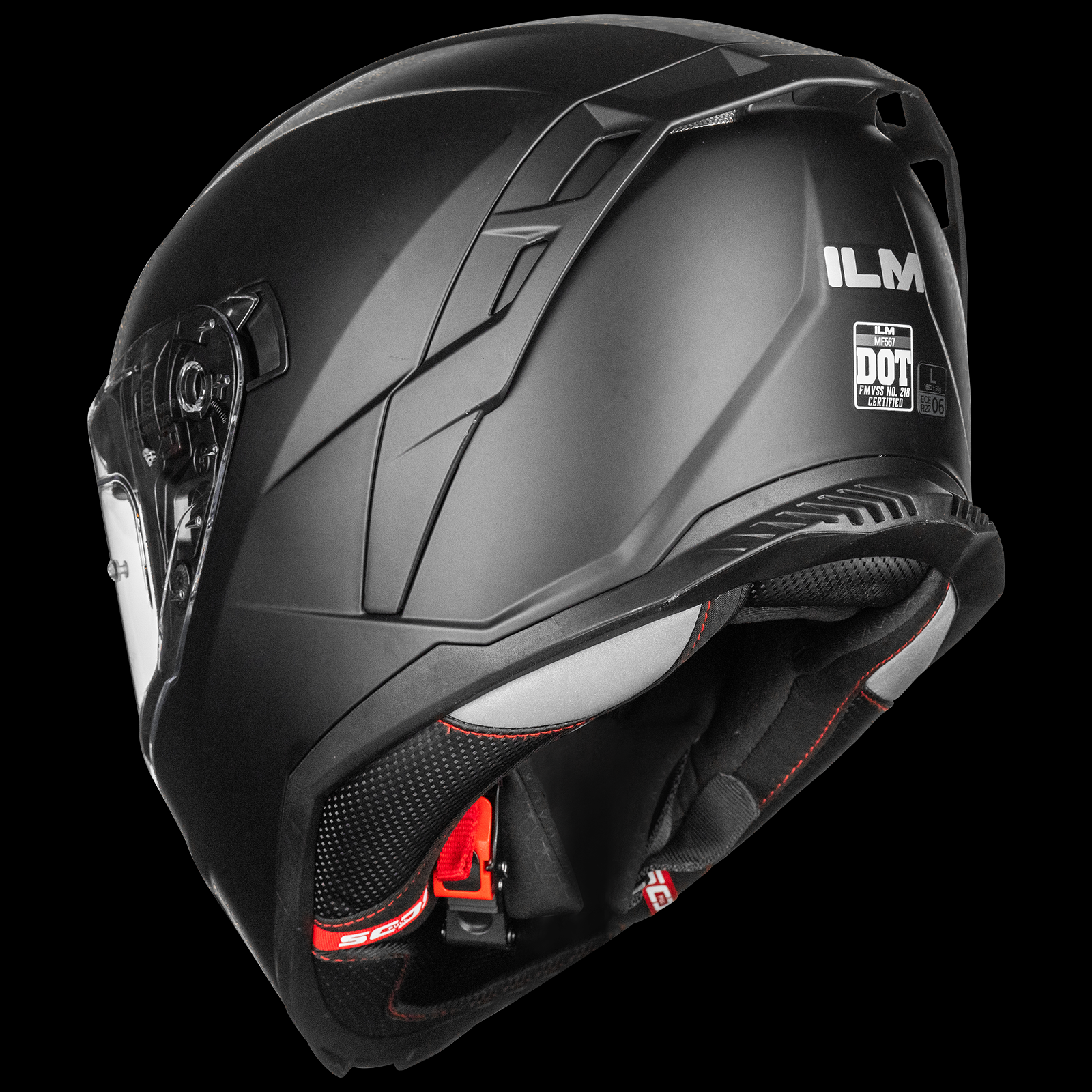 ILM Motorcycle Full Face  Street Racing Helmet Model MF567