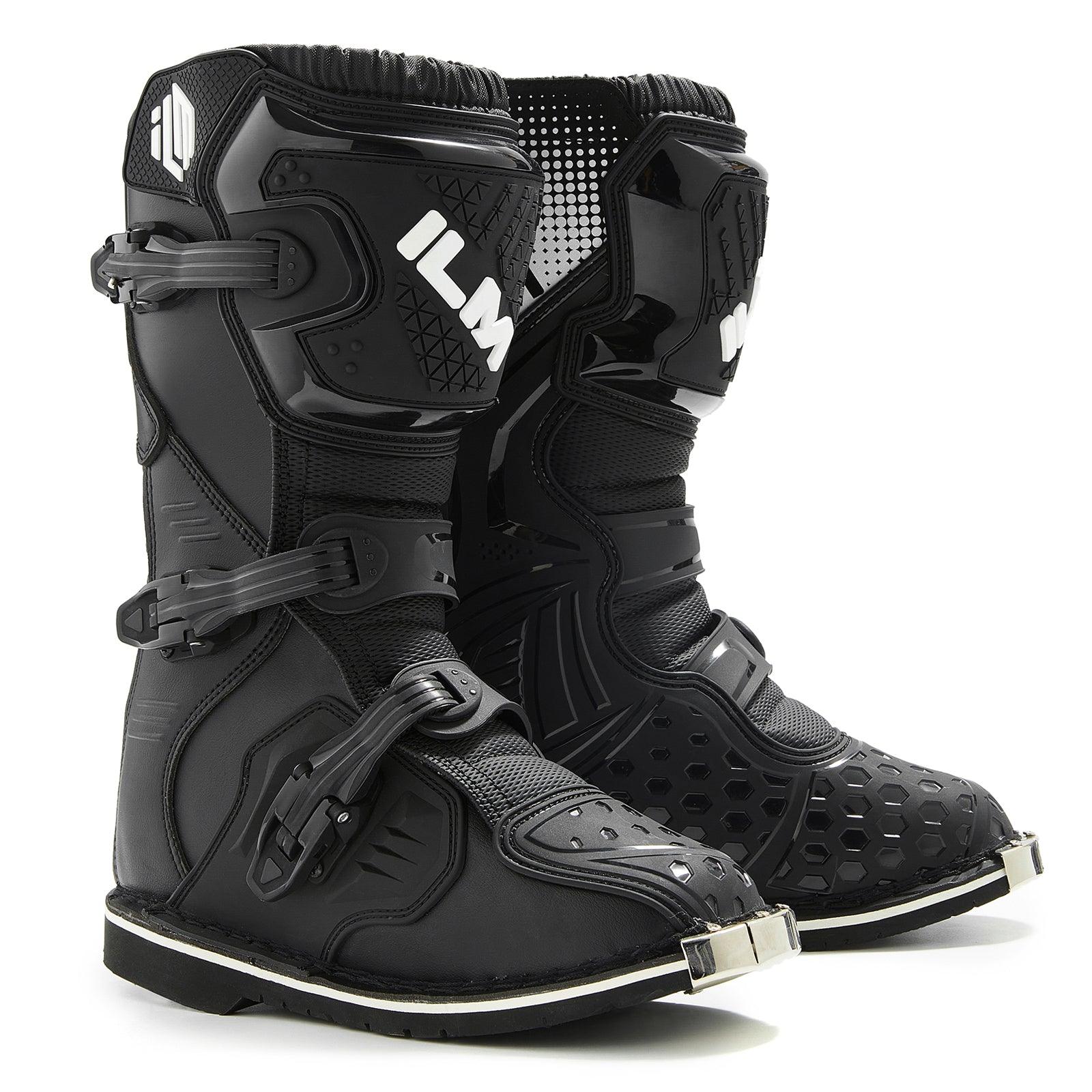 ILM Motorcycle Boots for Men Waterproof Motorcross Dirt Blike Riding Biker Boots Model MX3 - ILM
