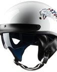 ILM Half Helmet Open Face Motorcycle Helmet Model 210V - ILM