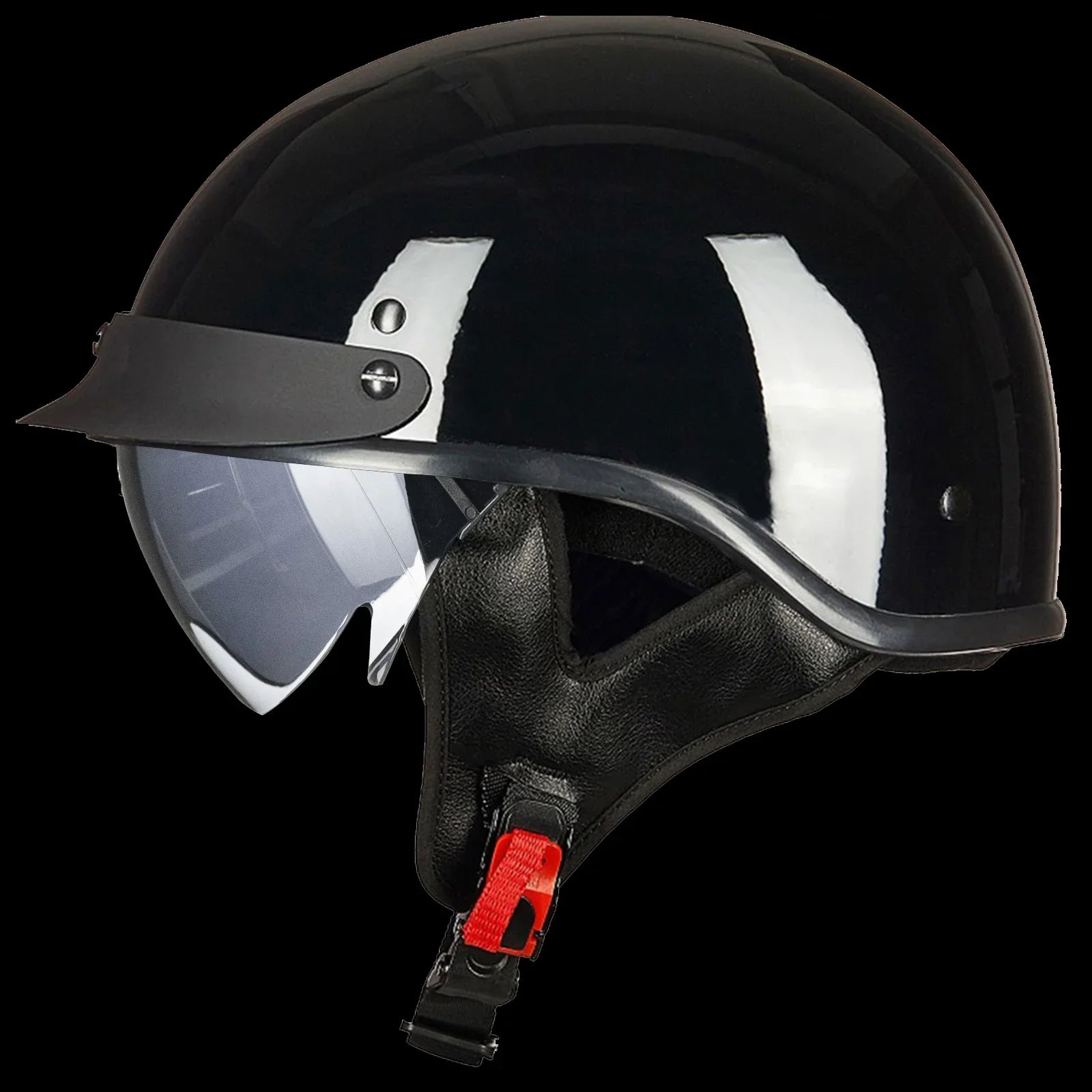 ILM Motorcycle Open Face Half Helmet Model 205V