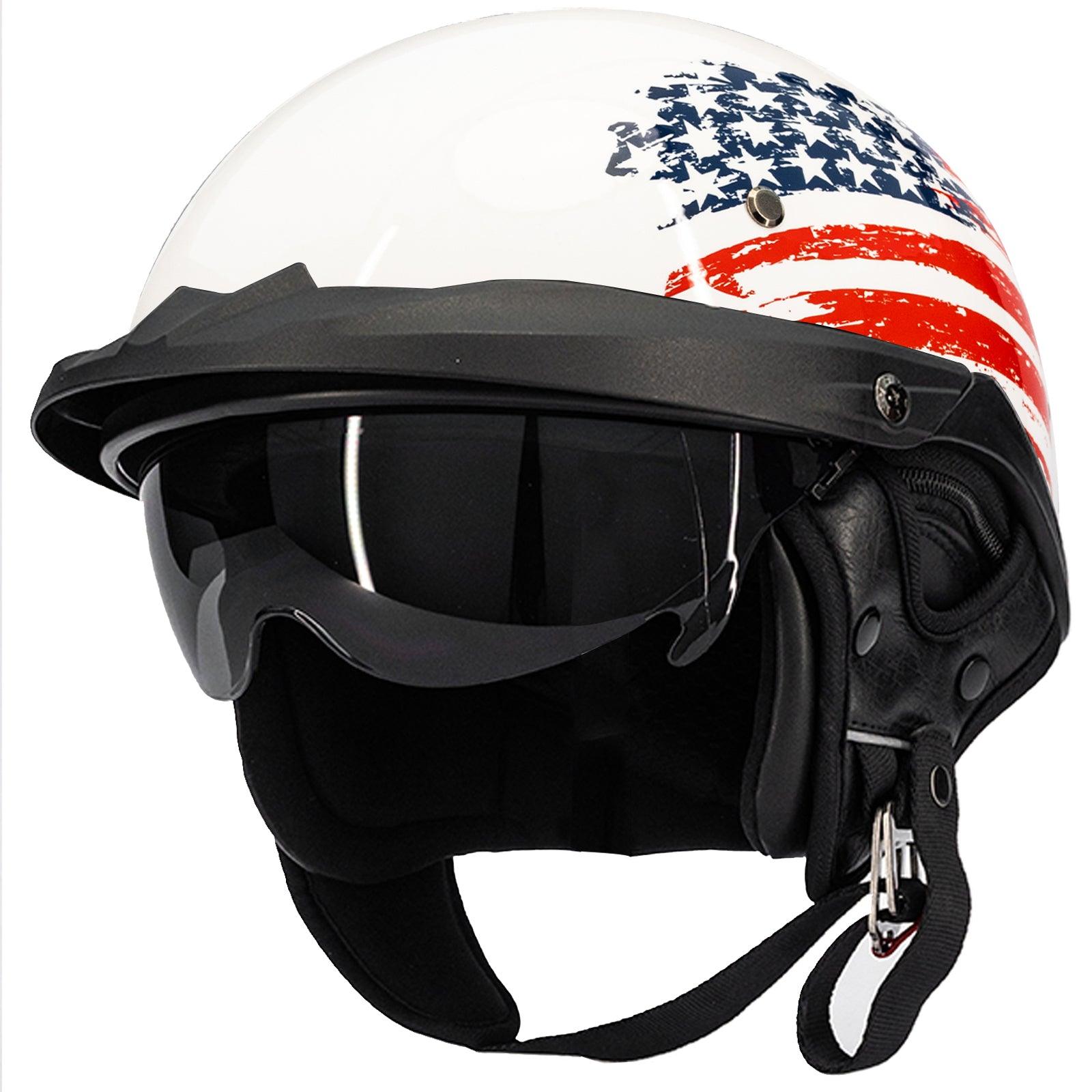 ILM Open Face Motorcycle Half Helmet Model P118 - ILM