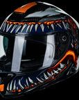 ILM Full Face Motorcycle Carbon Fiber Helmet Model 861C - ILM