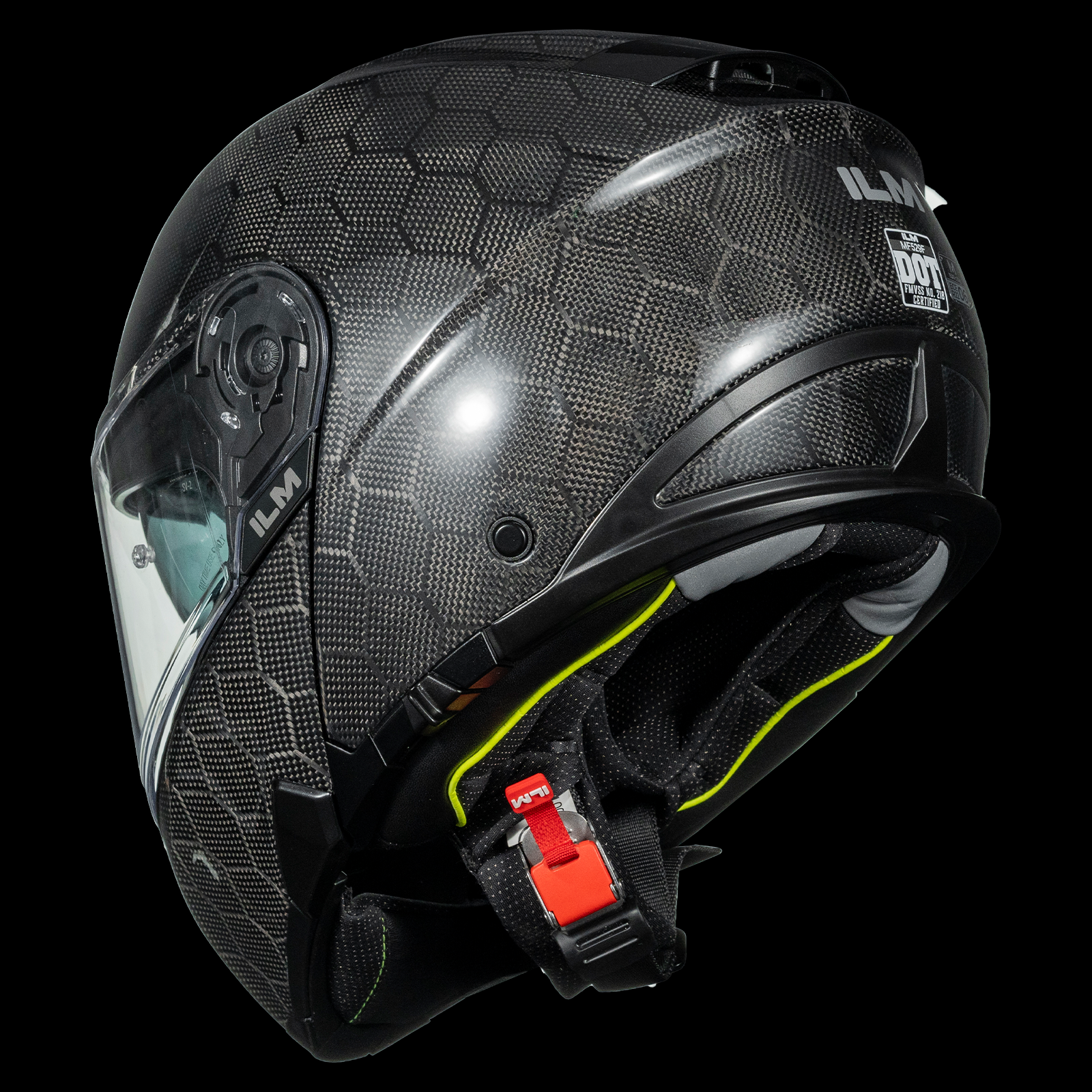 ILM Carbon Fiber Motorcycle Modular Helmets DOT ECE Model MF529F