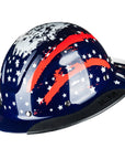 ILM Carbon Fiber Full Brim Hard Hat for Men with 4-8 Point Suspension OSHA and ANSI Construction Safety Hat Model MS401 - ILM
