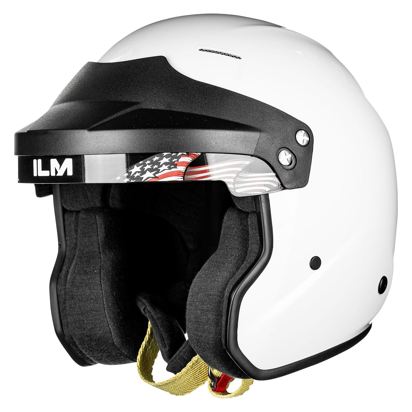 ILM Snell SA2020 Open Face Auto Racing Helmet Model R85 - ILM