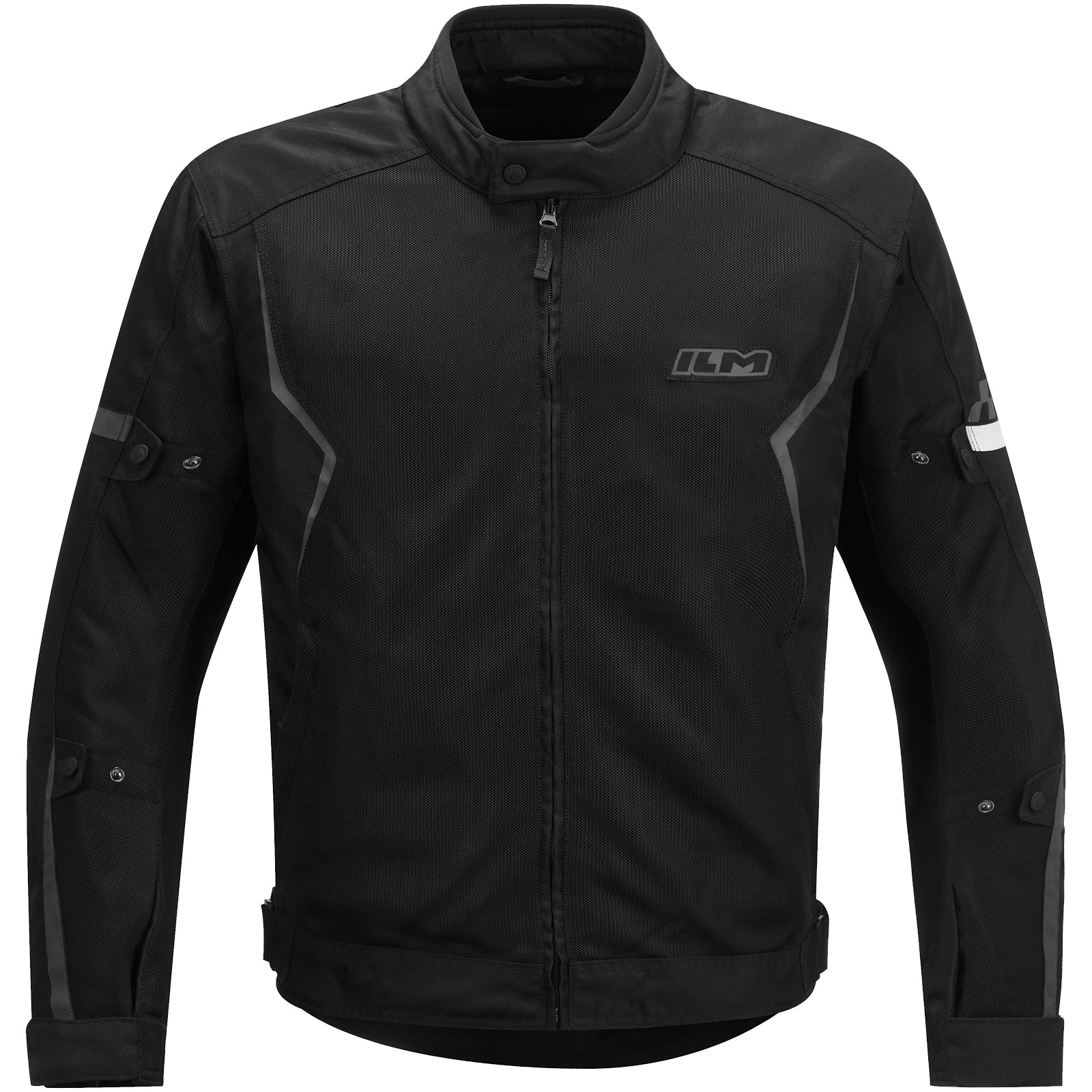 ILM Motorcycle Mesh Jacket with CE Armor and Detachable Waterproof Lin