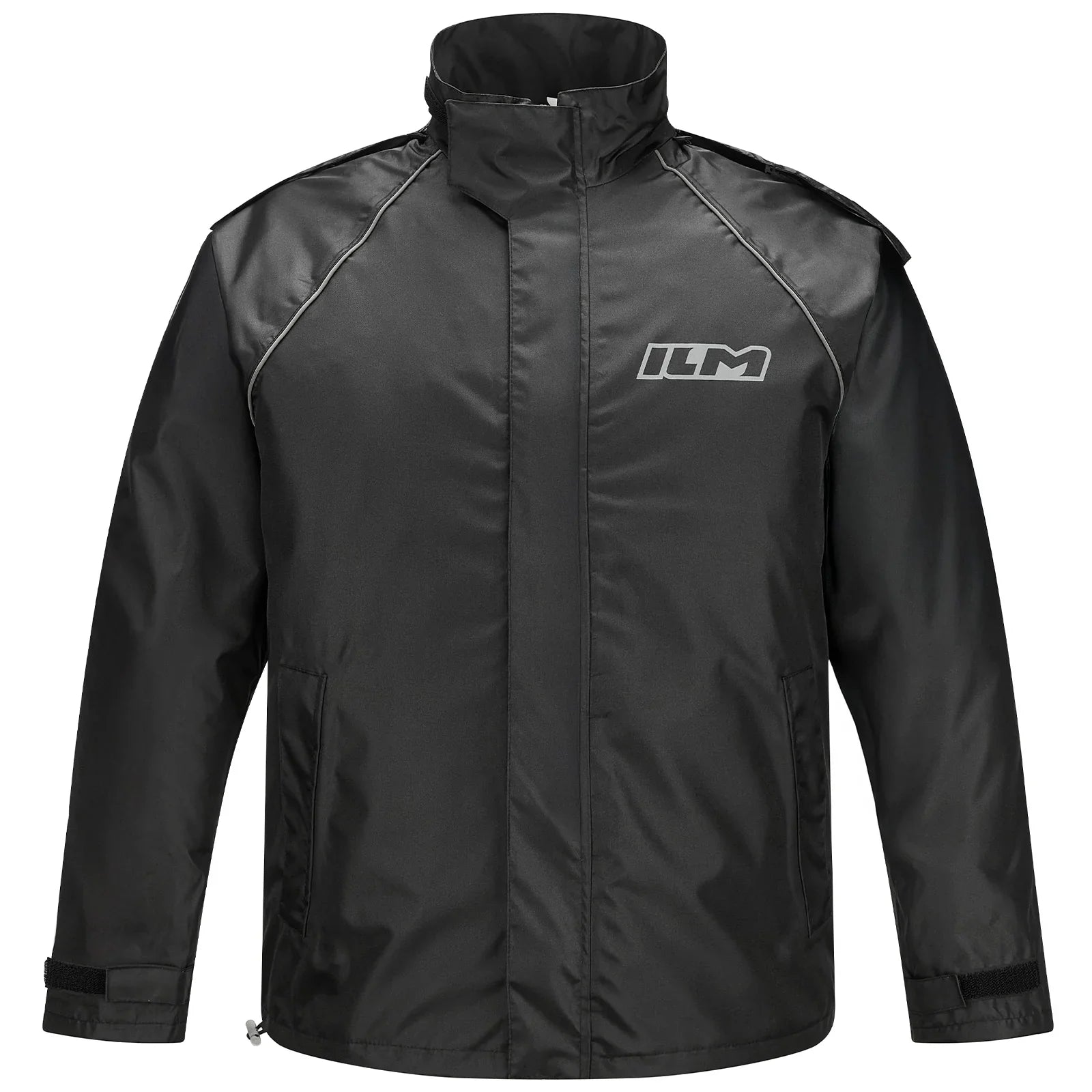 motorcycle rain gear ILM Motorcycle Rain Suit for Men 2 Piece Waterproof Jacket and Pants Hidden Shoe Cover Breathable Reflective Model RS03