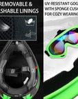 ILM Youth Kids ATV Motocross Helmet Goggles Sports Gloves Dirt Bike Motorcycle B07 - ILM