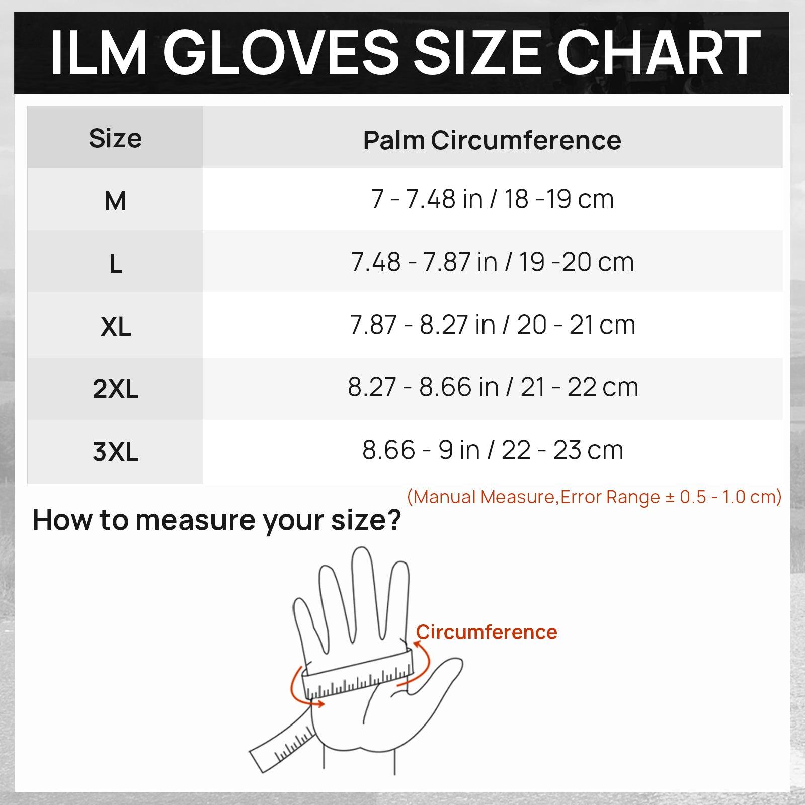 ILM Motorcycle Gloves Model GRC01 - ILM