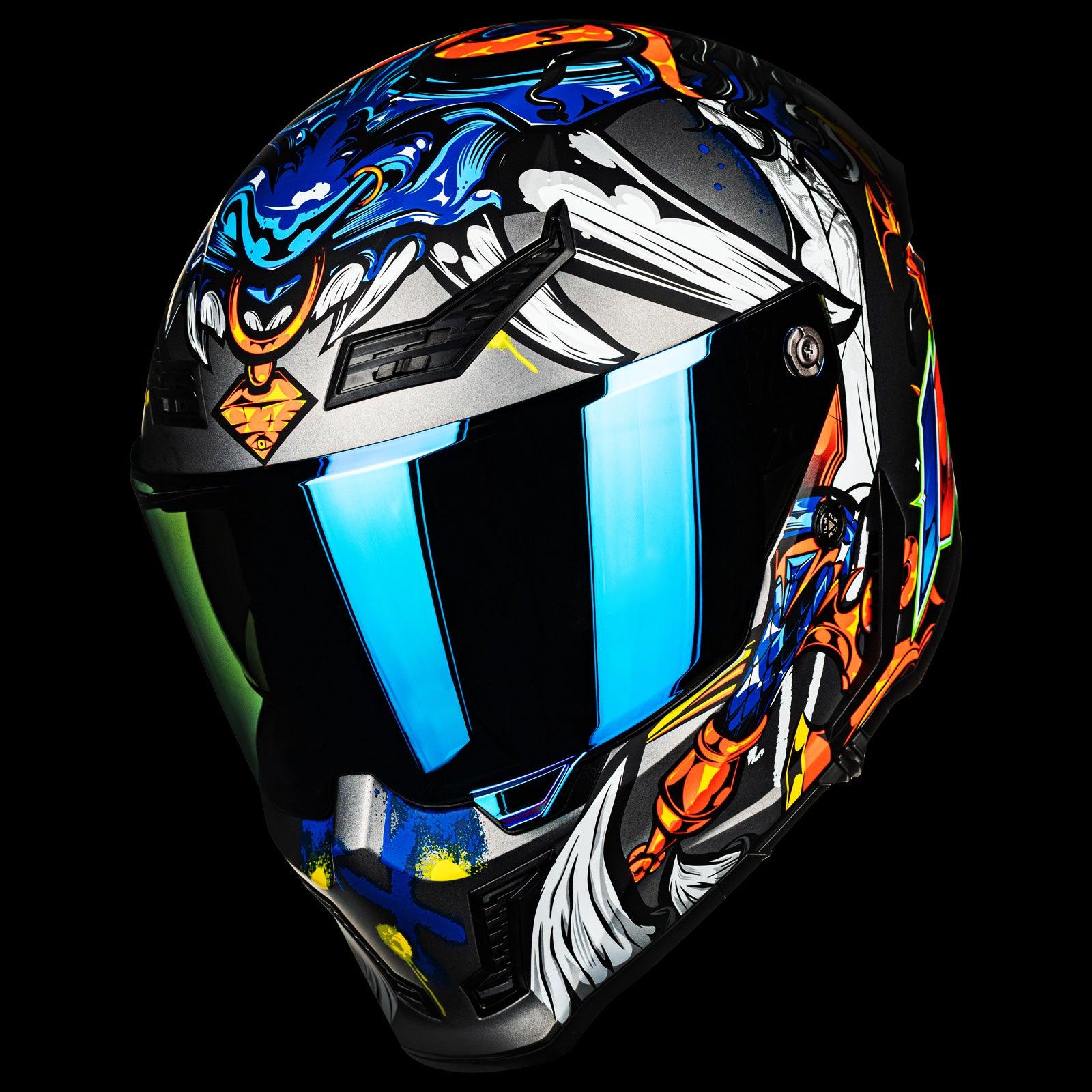 ILM Full Face Motorcycle Helmets Racing Helmet Model MF509 - ILM