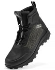 ILM Men's Black Motorbike Riding Shoes Lightweight Breathable Ankle Support Model UB34