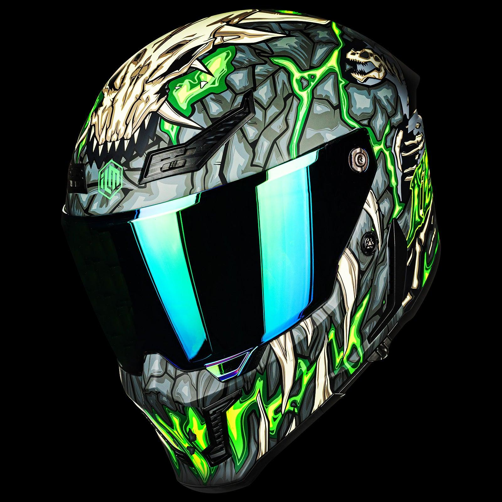 ILM Full Face Motorcycle Helmets Racing Helmet Model MF509 - ILM
