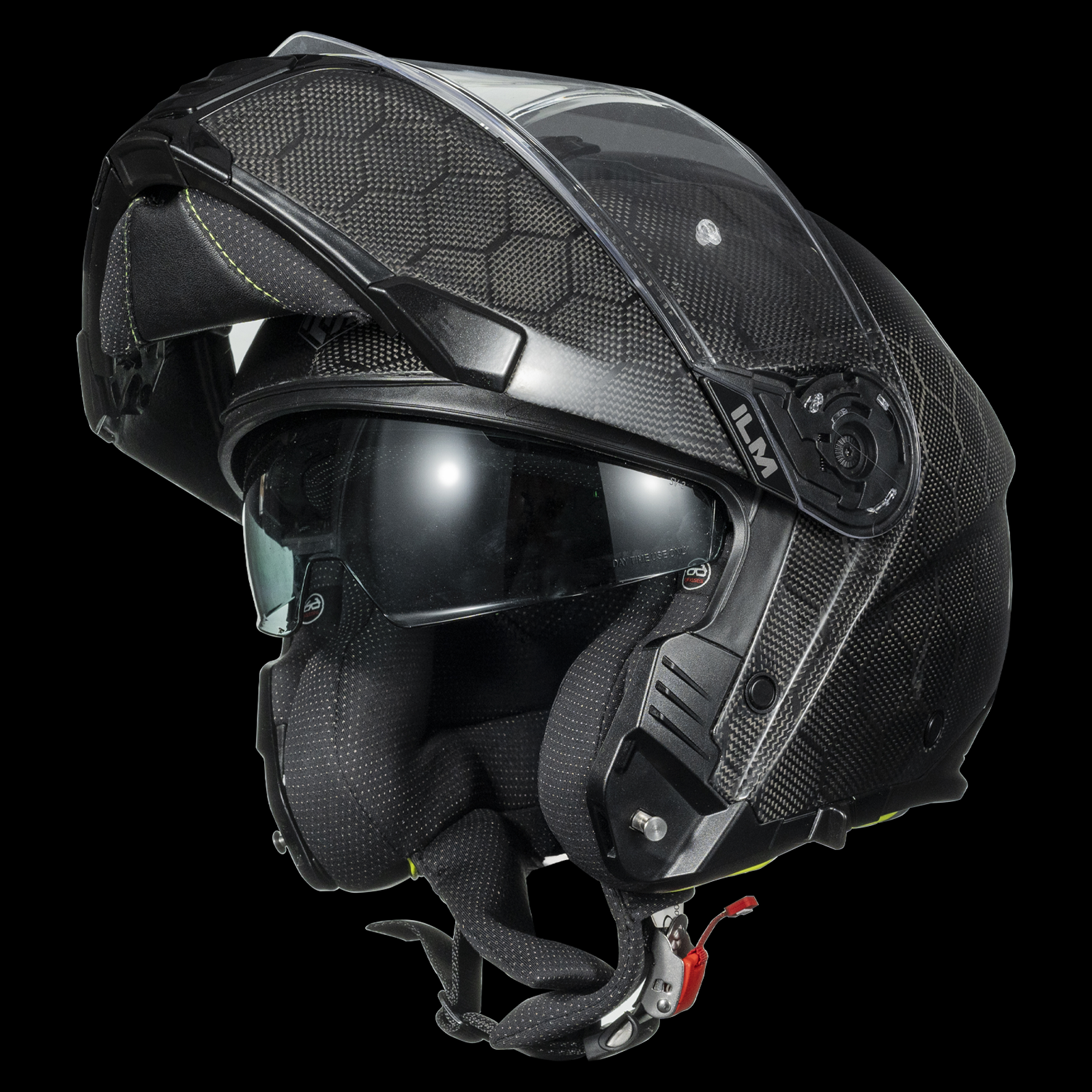 ILM Carbon Fiber Motorcycle Modular Helmets DOT ECE Model MF529F