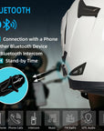 ILM Bluetooth Integrated Modular Flip up Full Face Motorcycle Helmet Model 953PRO - ILM