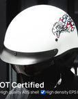 ILM Half Helmet Open Face Motorcycle Helmet Model 210V - ILM