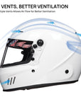 ILM Snell SA2020 Full Face Auto Car Racing Helmets Model 760 - ILM