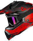ILM Adult Dirt Bike Helmets Motocross ATV Off Road Helmet with Goggles Gloves Mask DOT Model WS901