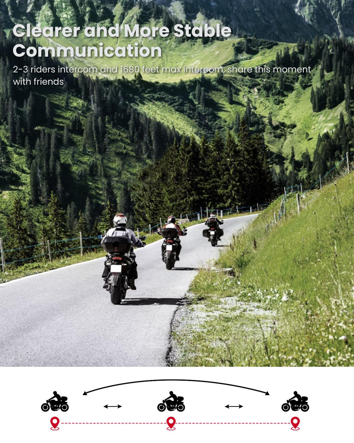 ILM Bluetooth Integrated Modular Flip up Full Face Motorcycle Helmet Model 953 - ILM