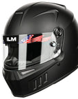 ILM Snell SA2020 Approved Auto Racing Lightweight Fiberglass Full Face Helmets Model 890 - ILM