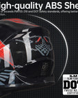 ILM Adult Dirt Bike Full Face Motorcycle Helmet Model 128S - ILM