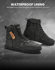 ILM Motorcycle Leather Shoes for Men Waterproof Anti-Slip with Ankle Support Model UB305