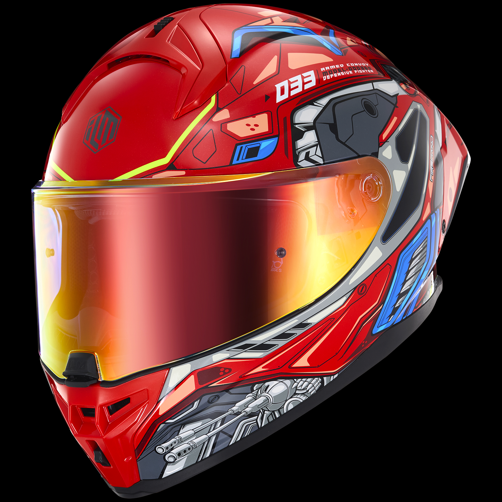 ILM Full Face Motorcycle Helmets Powersports Street Racing Cascos para Motos Model MF510