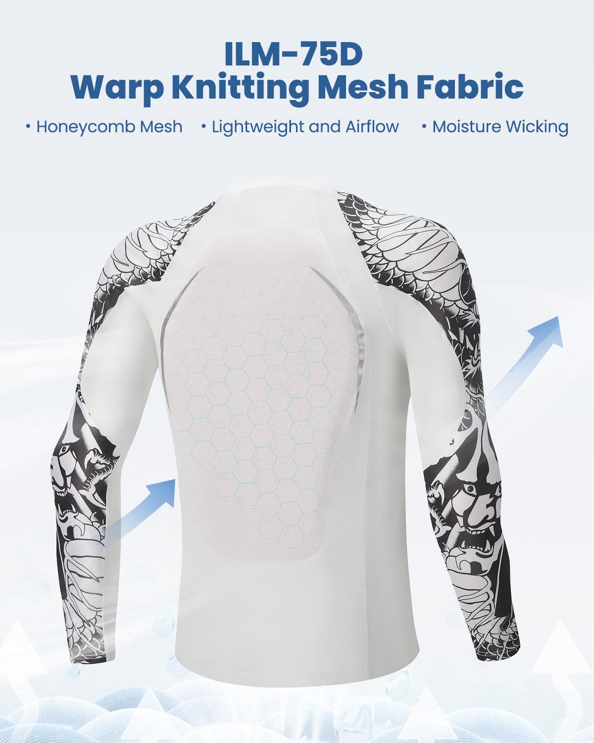 ILM Motorcycle Armor Flow Shirt for Men Women Mesh Riding Jacket Body Chest CE Protective Padded Model AF01 - ILM