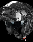 ILM Carbon Fiber Motorcycle Modular Helmets DOT ECE Model MF529F