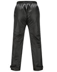 ILM Motorcycle Rain Suit for Men 2 Piece Waterproof Jacket and Pants Hidden Shoe Cover Breathable Reflective Model RS03