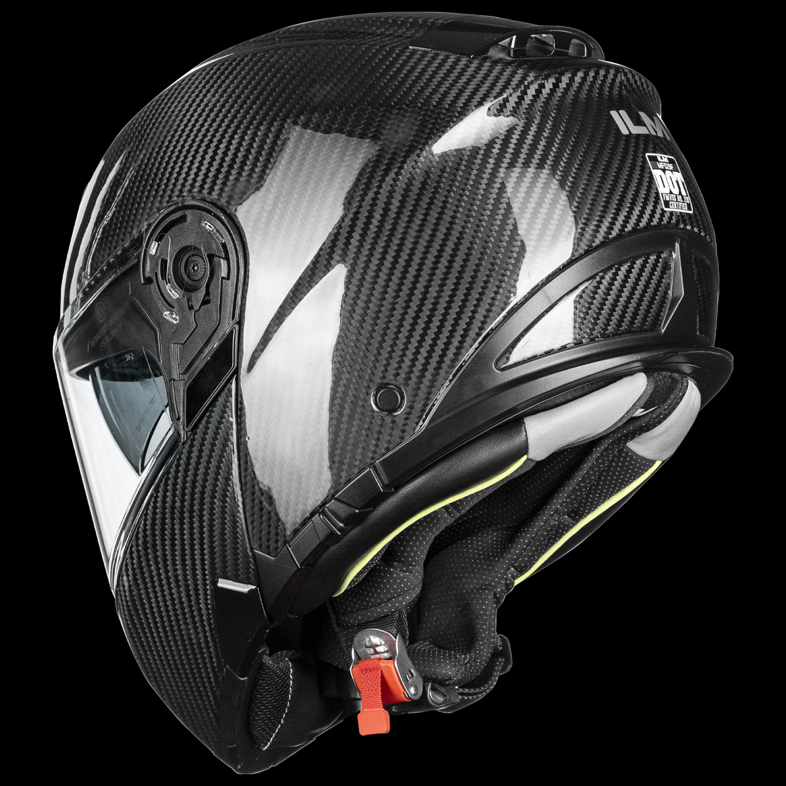 ILM Carbon Fiber Motorcycle Modular Helmets DOT ECE Model MF529F
